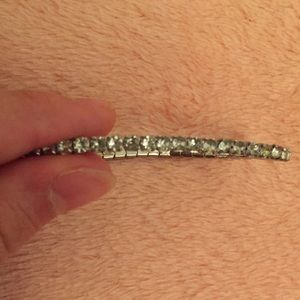 Silver Rhinestone Bracelet